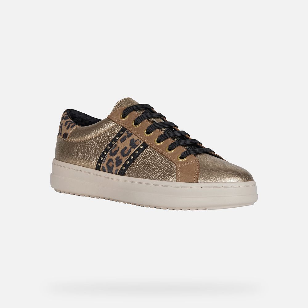 Geox Bayan Spor Ayakkabı Altın - Pontoise - ECZ-480561